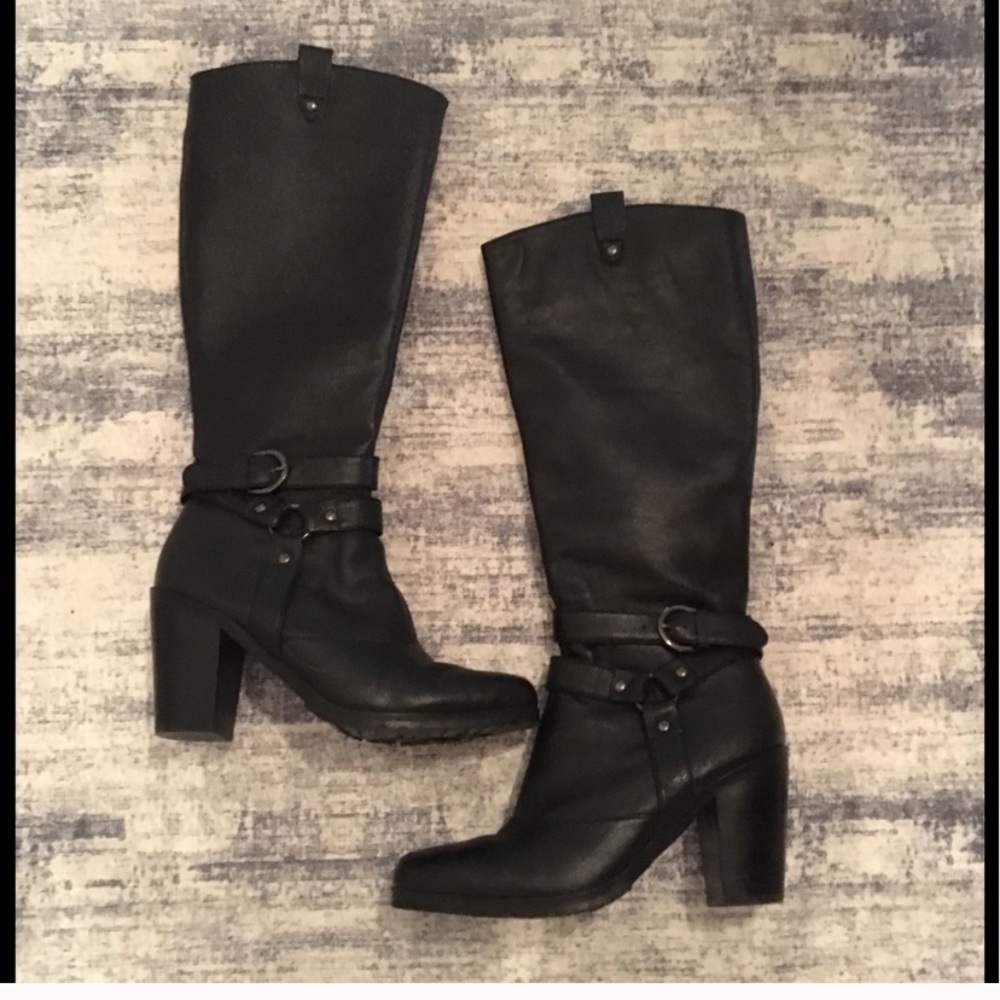 Sale!  Matisse Dillon black leather Moto boots